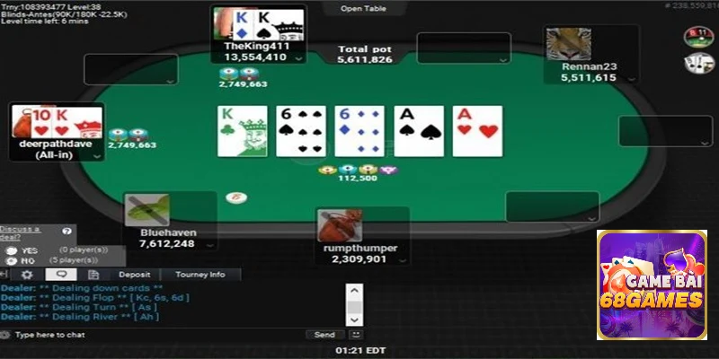 Poker Texas Hold'em mang đến nội dung thú vị